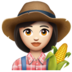WhatsApp里的女农夫：浅肤色emoji表情