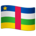 WhatsApp里的国旗：中非共和国emoji表情