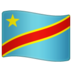WhatsApp里的旗帜：刚果-金沙萨emoji表情