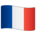 WhatsApp里的旗帜：法国emoji表情