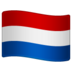 WhatsApp里的国旗：荷兰emoji表情