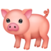 WhatsApp里的猪emoji表情