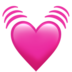 苹果系统里的跳动的心脏emoji表情