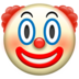 苹果系统里的小丑脸emoji表情