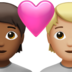 苹果系统里的情侣: 成人成人中等-深肤色中等-浅肤色emoji表情