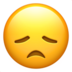 苹果系统里的悔恨的脸emoji表情
