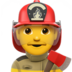 苹果系统里的消防员emoji表情