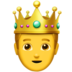 苹果系统里的王子emoji表情