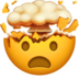 苹果系统里的冒蘑菇云的头emoji表情
