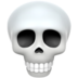 苹果系统里的颅骨/骷髅emoji表情