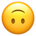 苹果系统里的颠倒的脸emoji表情