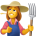 Facebook上的女农夫emoji表情