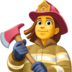 Facebook上的女消防员emoji表情