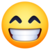 Facebook上的笑容可掬的脸emoji表情