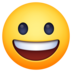Facebook上的笑容满面emoji表情