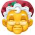 Facebook上的女圣诞老人emoji表情