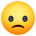 Facebook上的不高兴的脸emoji表情