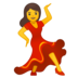 安卓系统里的女子舞蹈emoji表情