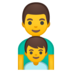 安卓系统里的家人：兄弟emoji表情