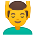 安卓系统里的男人在按摩emoji表情