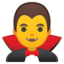安卓系统里的男人吸血鬼emoji表情