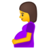 安卓系统里的孕妇emoji表情