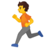 安卓系统里的跑步的人emoji表情