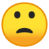 安卓系统里的不高兴的脸emoji表情