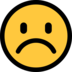 Windows系统里的伤心的脸emoji表情