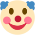 Twitter里的小丑脸emoji表情