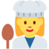 Twitter里的女厨师emoji表情