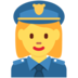 Twitter里的女警官emoji表情