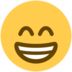 Twitter里的笑容可掬的脸emoji表情