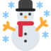 Twitter里的雪人emoji表情