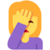 Twitter里的女性面部按摩emoji表情