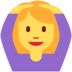Twitter里的做“好”手势的女人emoji表情