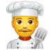WhatsApp里的男厨师emoji表情