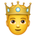 WhatsApp里的王子emoji表情