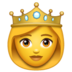 WhatsApp里的公主emoji表情
