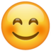 WhatsApp里的微笑的脸和微笑的眼睛emoji表情